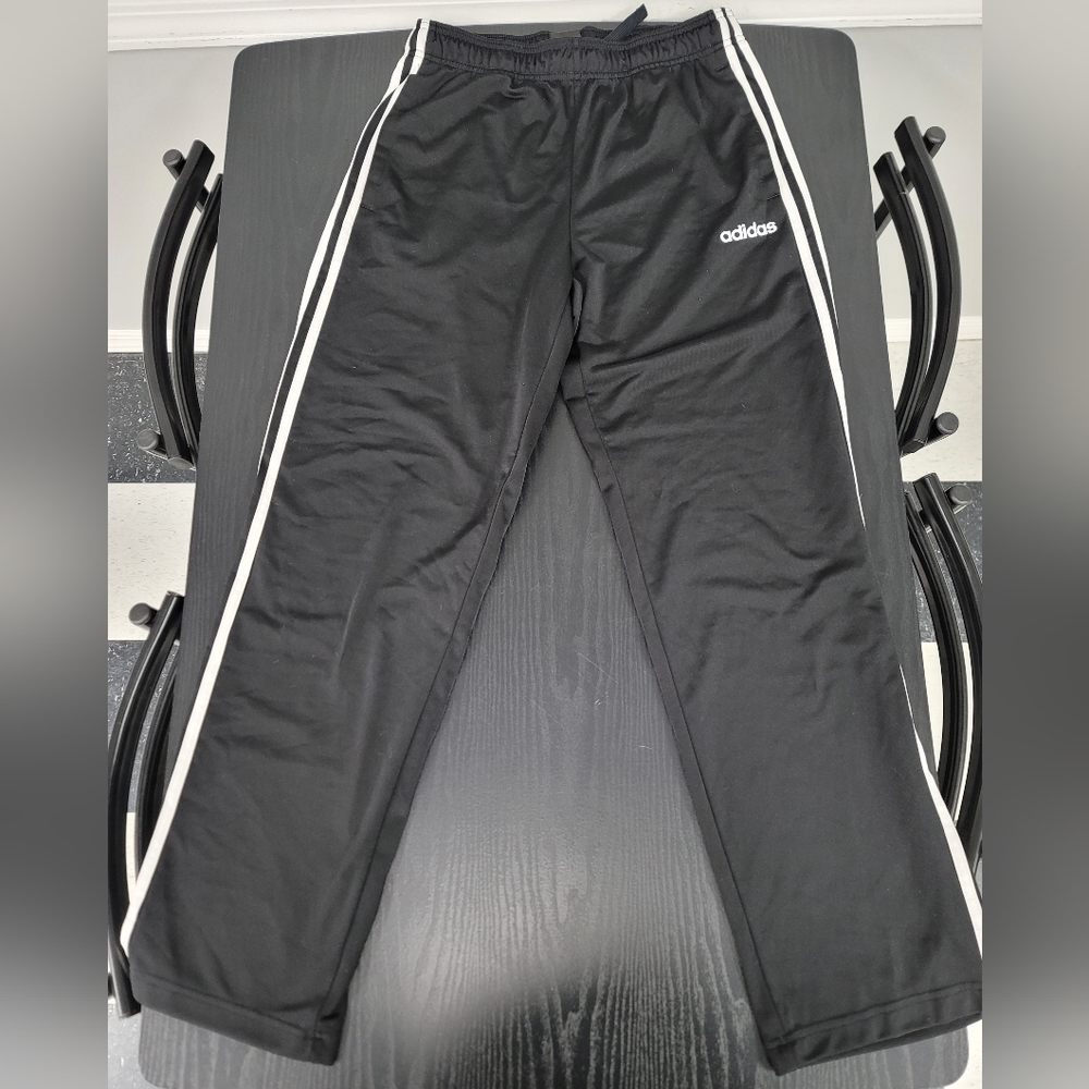 Adidas Athletic Pants Black Size Medium